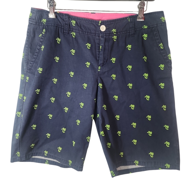 Lilly Pulitzer Pants - Lilly Pulitzer Palm Beach Fit Chino/ Bermuda Navy Blue Shorts. 10